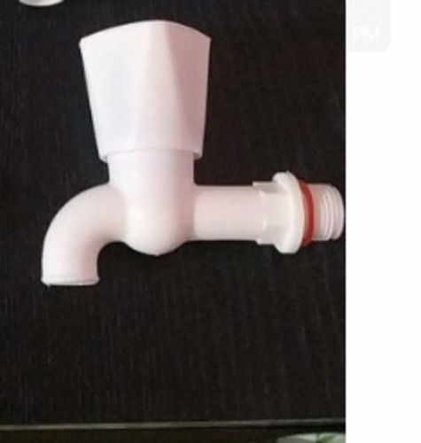 15 Mm, Long Lasting Durable White Plastic Water Tap Use For Bathroom Fitting, 50g