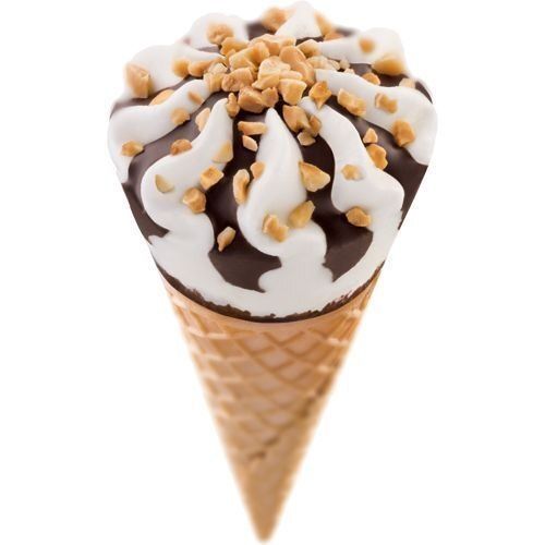 Antioxidants With High In Fiber Vitamins Minerals Enriched Chocolate And Nuts Flavor Ice Cream Cone