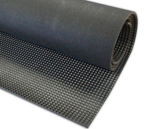 Easy To Clean Slip Resistance And Black Rectangular Rubber Mats For Domestic Use