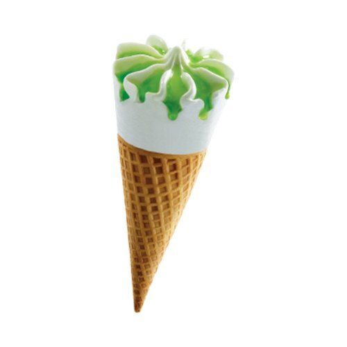 Green With White High In Fiber Vitamins Minerals Antioxidants And Sweet Ice Cream Cone