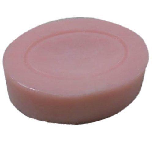 Handmade And Round Long Lasting Fragrance Non Transparent Rose Bath Soap 