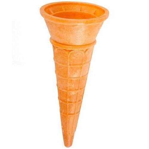 High In Fiber Vitamins Minerals Antioxidants With Sweet Orange Ice Cream Cone 