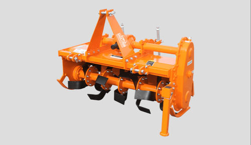 Reliable Service Life Easy To Assemble Mild Steel Orange Tractor Rotavator For Agriculture