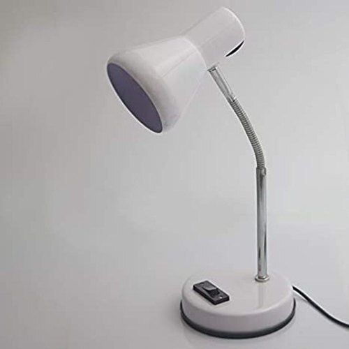 Plastic Reliable Service Life Lightweight Energy Saving Rechargeable Round White Table Reading Lamp