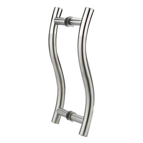 Scratch Resistance Easy To Clean And Easy To Install Silver Stainless Steel Door Handle Size: 11 Inch