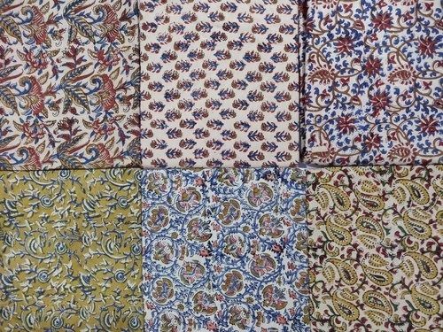 Multicolor Soft, Comfortable Floral Printed Cotton Fabric Available In Different Shades Used To Make Suits