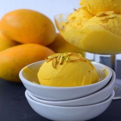 Tasty And Delicious Mango Flavoured Ice Cream With 6 Months Shelf Life