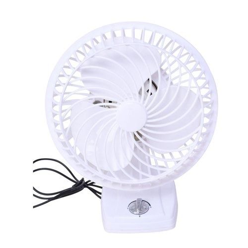 White Colored Table Electric Fan With Perfect Speed