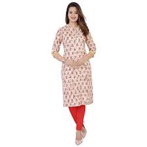  Casual Wear And Comfortable Ladies Cotton Kurti