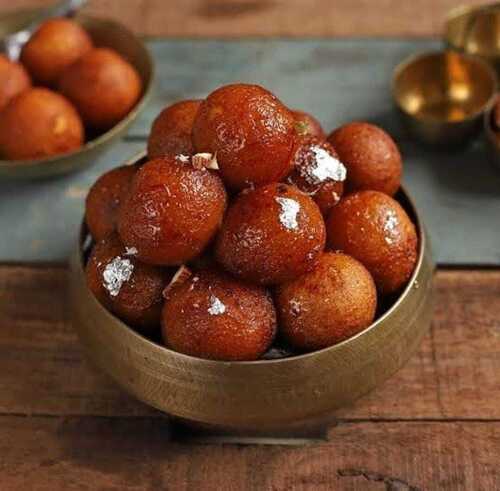 Delicious Sweet Taste Soft And Smooth Texture Big Size Black Gulab Jamun Sweet