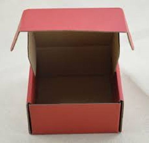 Paper Eco Friendly Reddish Red Brown Carton Box Corrugated For Storing Clothing And Electronics