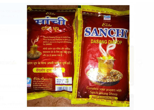 Fresh Fragrance Brown Sanchi Dasang Incense Dhoop For Religious Worship, Burning Time 30 Minutes Length: 3 Inch (In)