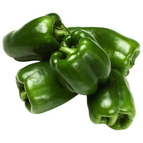 Round Fresh, Rich And Premium Quality Naturally Originated Green Capsicum 