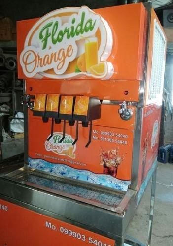 Automatic High Quality Stainless Steel Orange Color Homogenizer Soda Machine 930 W