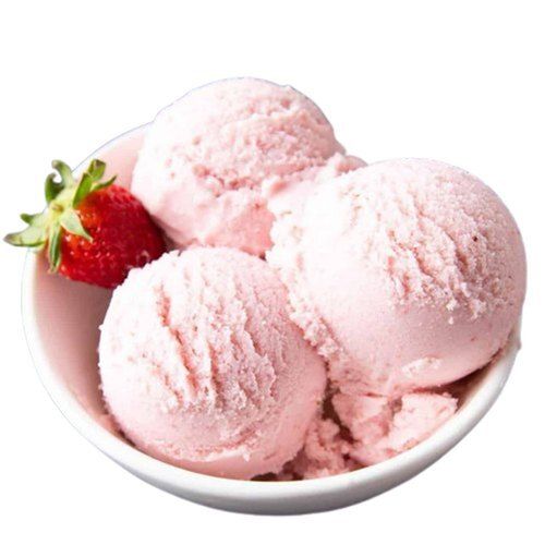 Light Pink Yummy Tasty Delicious Strawberry Ice Cream