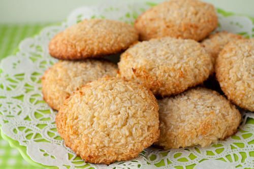Protein Mineral Aid To Digestion Process Coconut Cookies 