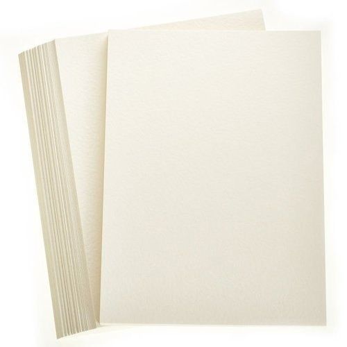 Anti Rust Rectangular Shape Off White Plain Art Card Paper Used In Art Crafting And Printing