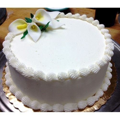 Rich Sweet Delicious Natural Taste Mouth Watering White Vanilla Flavor Cake