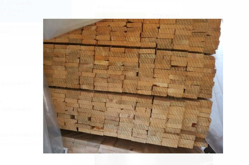 Solid Strong Thermo Treated Rectangular Brown Pine Wood Lumbers Used In Furniture