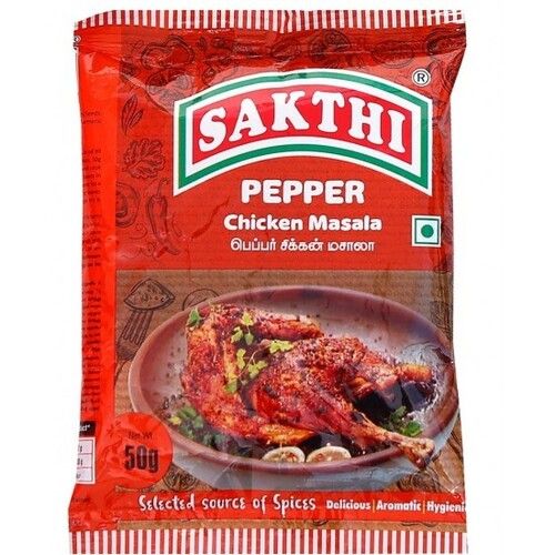 Blend Of Natural Spices Healthy And Tasty Delicious Sakthi Pepper Chicken Masala