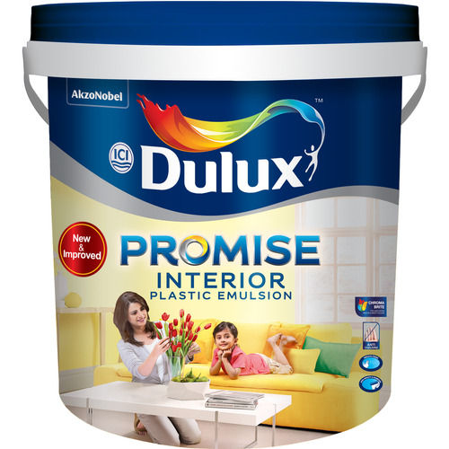  Dulux Promise प्रदूषण मुक्त असॉर्टेड सुंदर फ़िनिश इंटीरियर ऐक्रेलिक इमल्शन ग्रेड: A