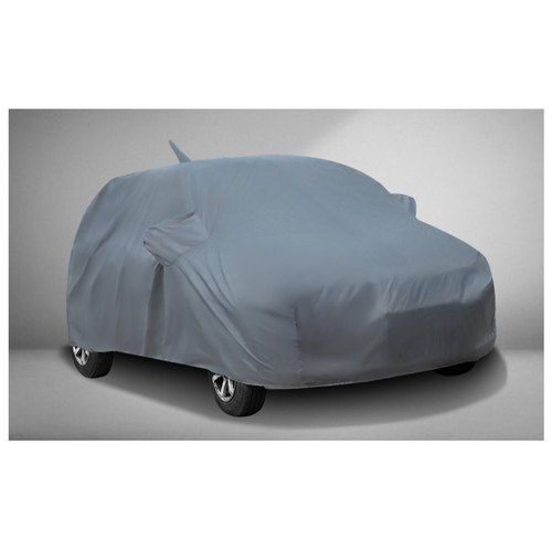 Heat Resistant Dust Proof And 1.5 Kg Gray Grey Color Polyester Car Cover