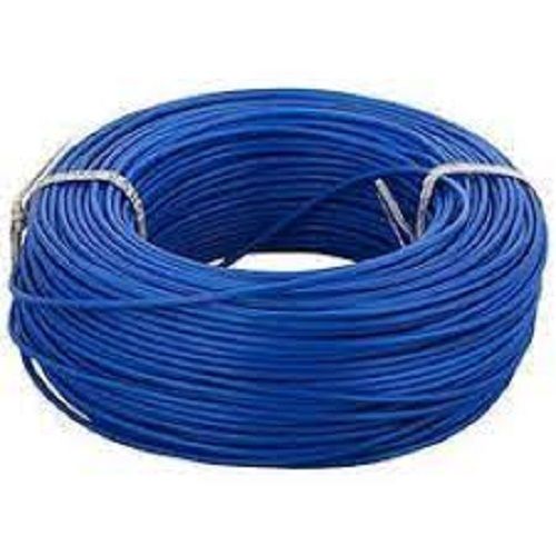 Heat Proof Flame Resistance Blue Color Electrical Pvc Wire For Home Frequency (Mhz): 50-60 Megahertz (Mhz)