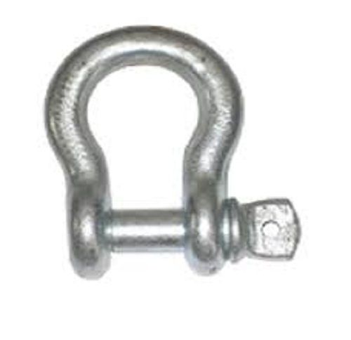 High Strength Long Lasting Electro Galvanized European Type Large Bow Shackle Application: Construction