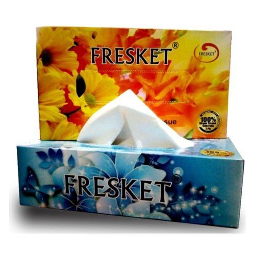 Lightweight Skin Friendly Hygienic Refreshing And Moisturizing White Plain Facial Tissue Paper