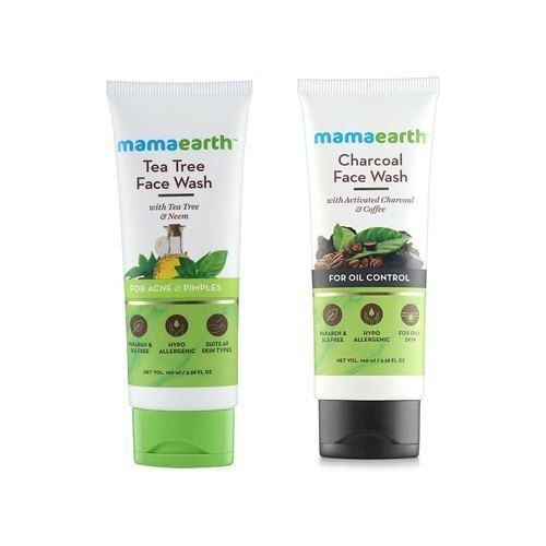 Mamaearth Tea Tree Face Wash And Charcoal Face Wash