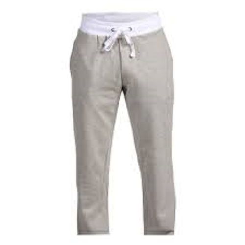 Men Comfortable And Breathable Skin Friendly Plain Grey Casual Lower