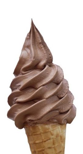 Rich Sweet Delicious Natural Taste Yummy Brown Chocolate Flavour Cone Ice Cream