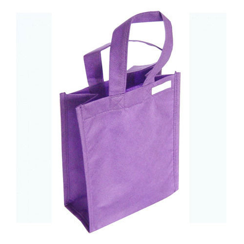 Silk Printing Smooth Texture Tear Resistance Plain Stitched Non Woven Carry Bag For Shopping