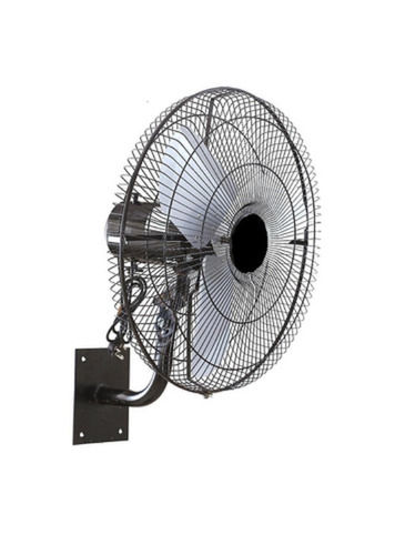 Black Stainless Steel Wall Mounted Electric Power Long Lasting 140V 50W Air Circulator Fan 