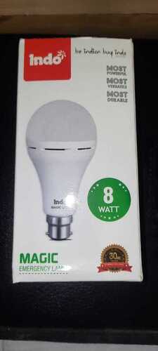 White Colour Epeel Ceramic With 8 Watt Alpha Plus Dob Led Light For Home And Office Application: Lightning