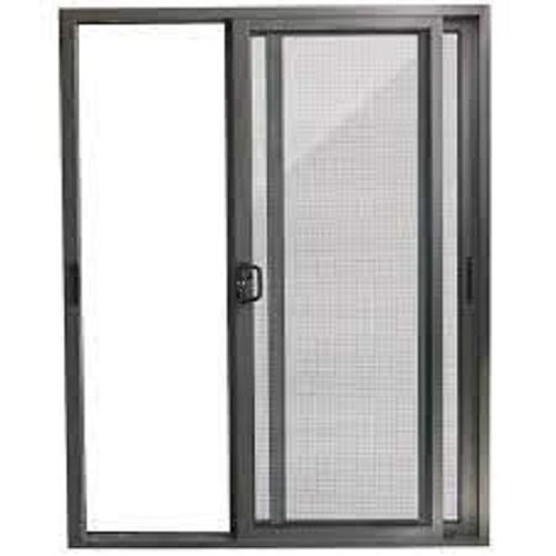 Grey Long Lasting And Heavy Duty Aluminum Entrance Security Door For Office And Home