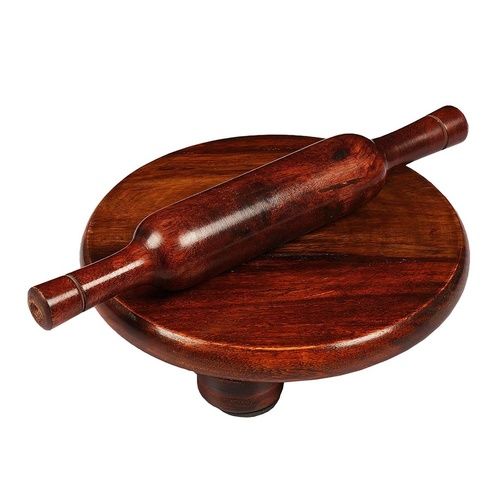 Long Lasting And Smooth To Clean Smooth Finish Natural Wooden Chakla Belan Set Thickness: 18 Millimeter (Mm)