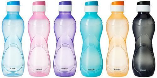 Multi-color Wonderful Fridge Water Bottles, 1l, Pack Of 6