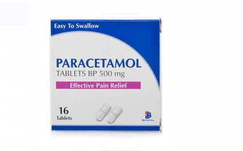 Paracetamol Tablets Bp 500 Mg Helps Relieve Pain And Fever Age Group: Adult