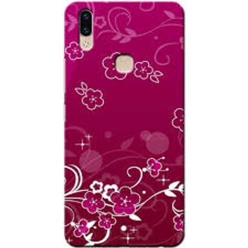 Pink Floral Anti Scratch Protective Mobile Cover  Display Color: Color