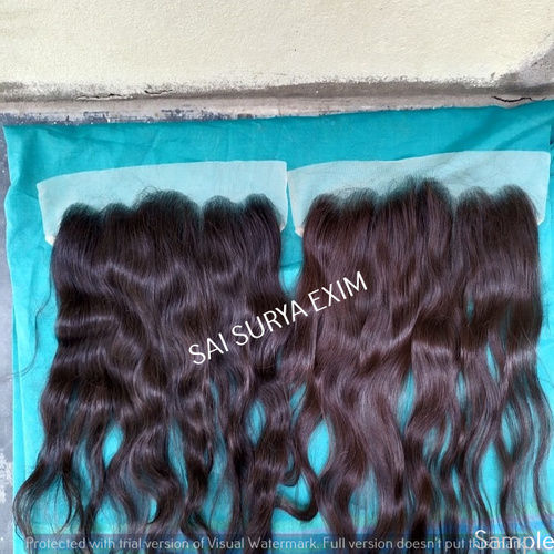 Virgin Indian Hair Frontal Lace Closure Extensions With 2 Years Of Warranty