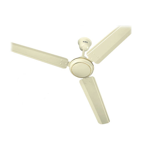 White Stainless Steel Wall Mounted Electric Power 3 Blade Electricity Ceiling Fan 