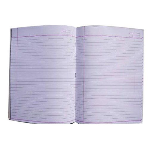 Regular A4 Size White Paper Perfect Bound Single Line Writing Note Book For Students