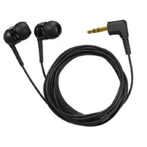 Advance Technology And High Quality Material Black Color Wired Earphone - PVC Plastic Body, Compact and Lightweight Design | Unmatched Comfort and Excellent Audio Quality