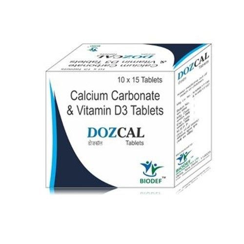 Biodef Calcium Carbonate & Vitamin D3 Dozcal Tablets