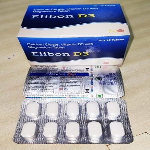 Calcium Citrrate Vitamin D3 With Magnesium Eliborn D3 Tablets