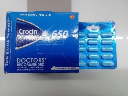 Crocin Paracetamol Tablets 650 For High Fever