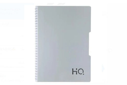 Writing Durable Long Lasting Single Line Square Gray Notebook For Writing, 160 Pages