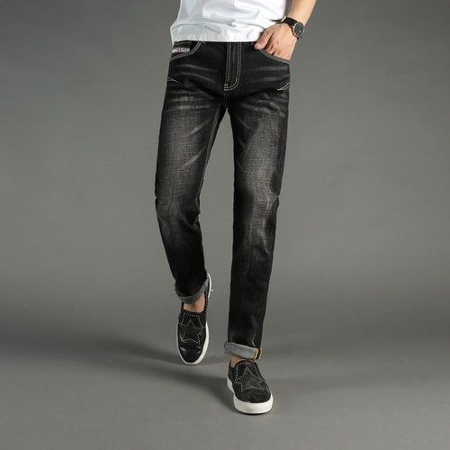 Easy To Clean Casual Wear Breathable And Comfortable Black Denim Mens Jeans Age Group: 13-15 Years