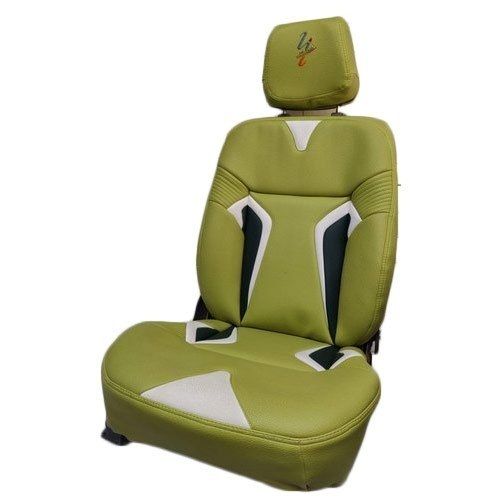 Pu Leather Fine Finish Durable Long Lasting And Comfortable Green Black Car Seat Cover